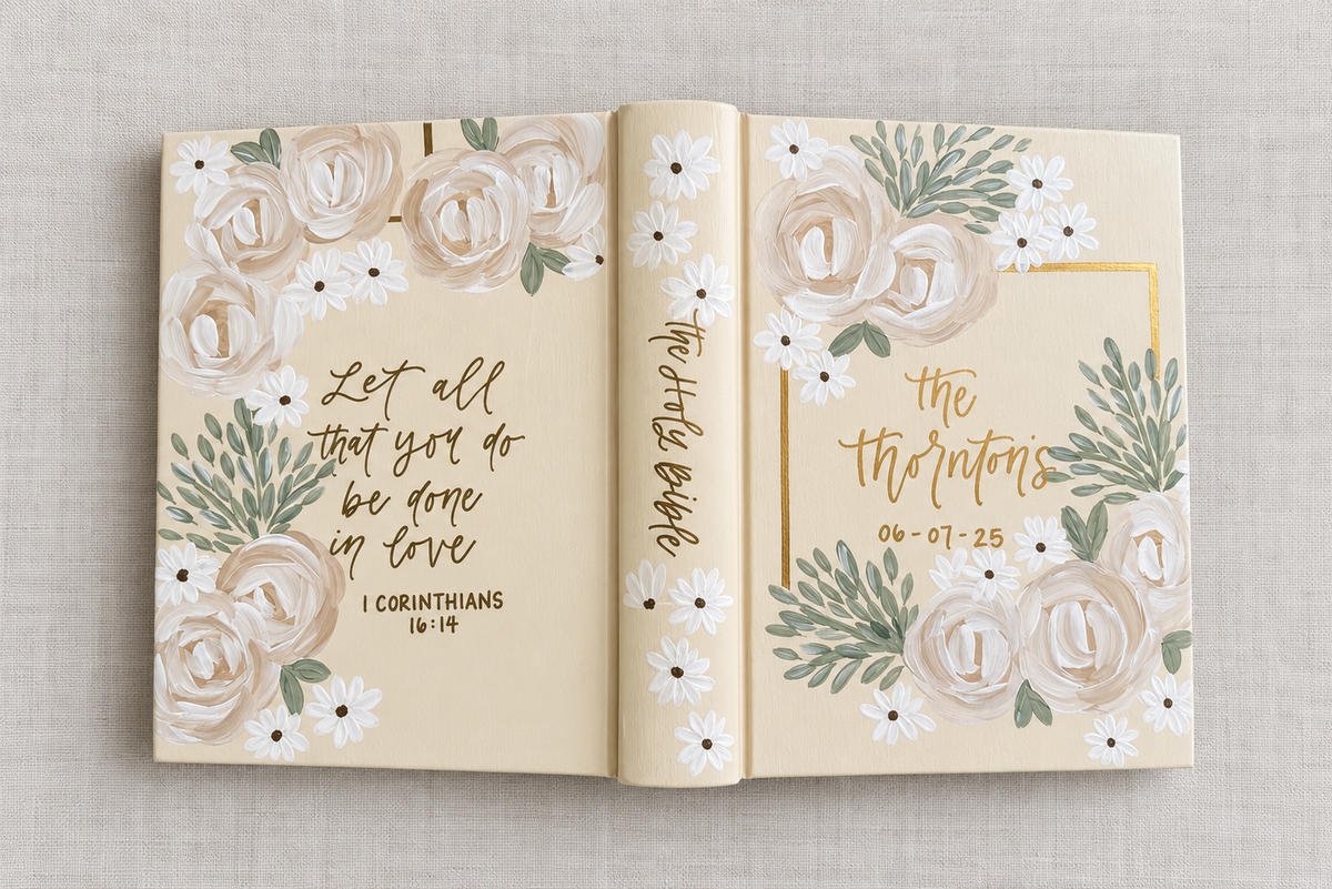 Hand-painted Bibles