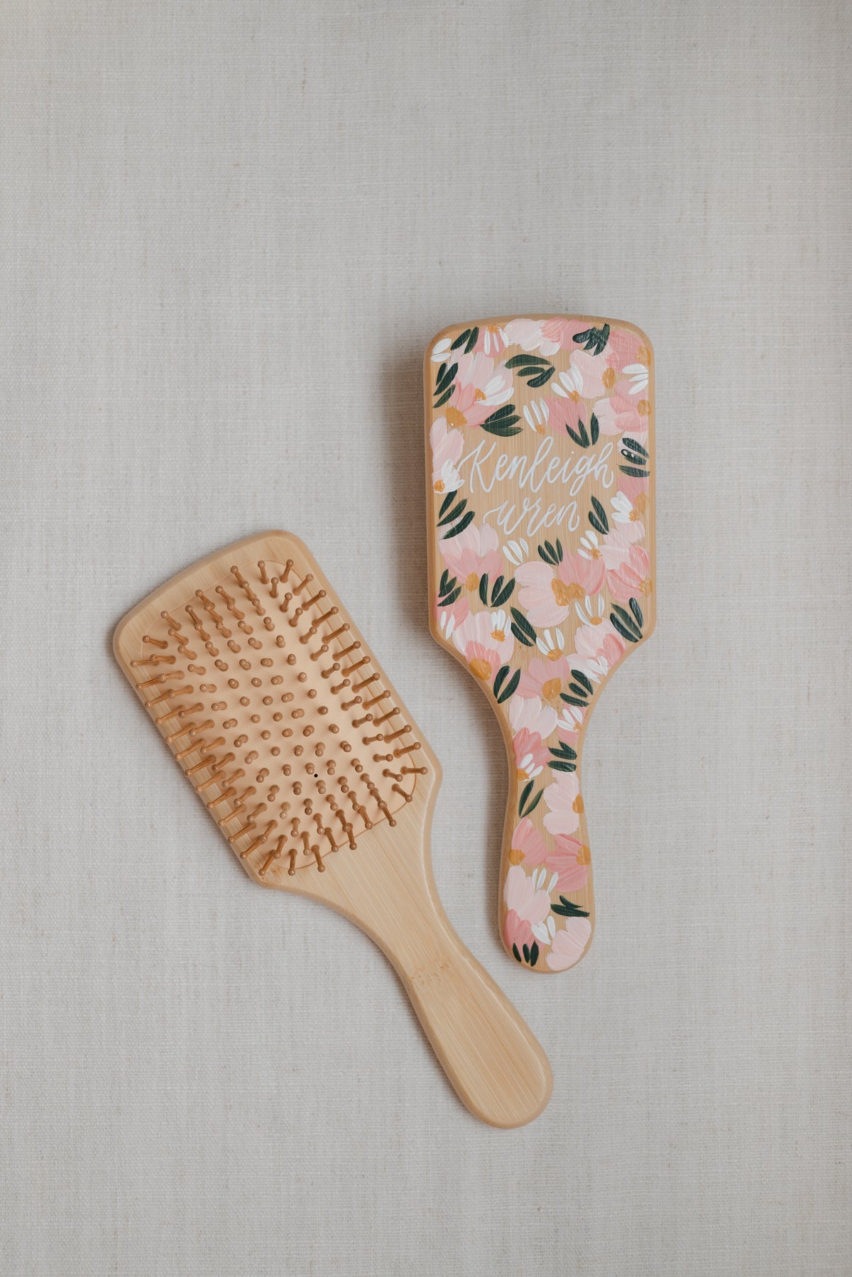 Custom Painted Hair Brushes