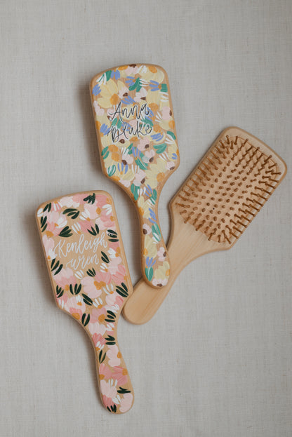 Custom Painted Hair Brushes