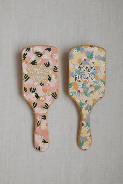 Custom Painted Hair Brushes