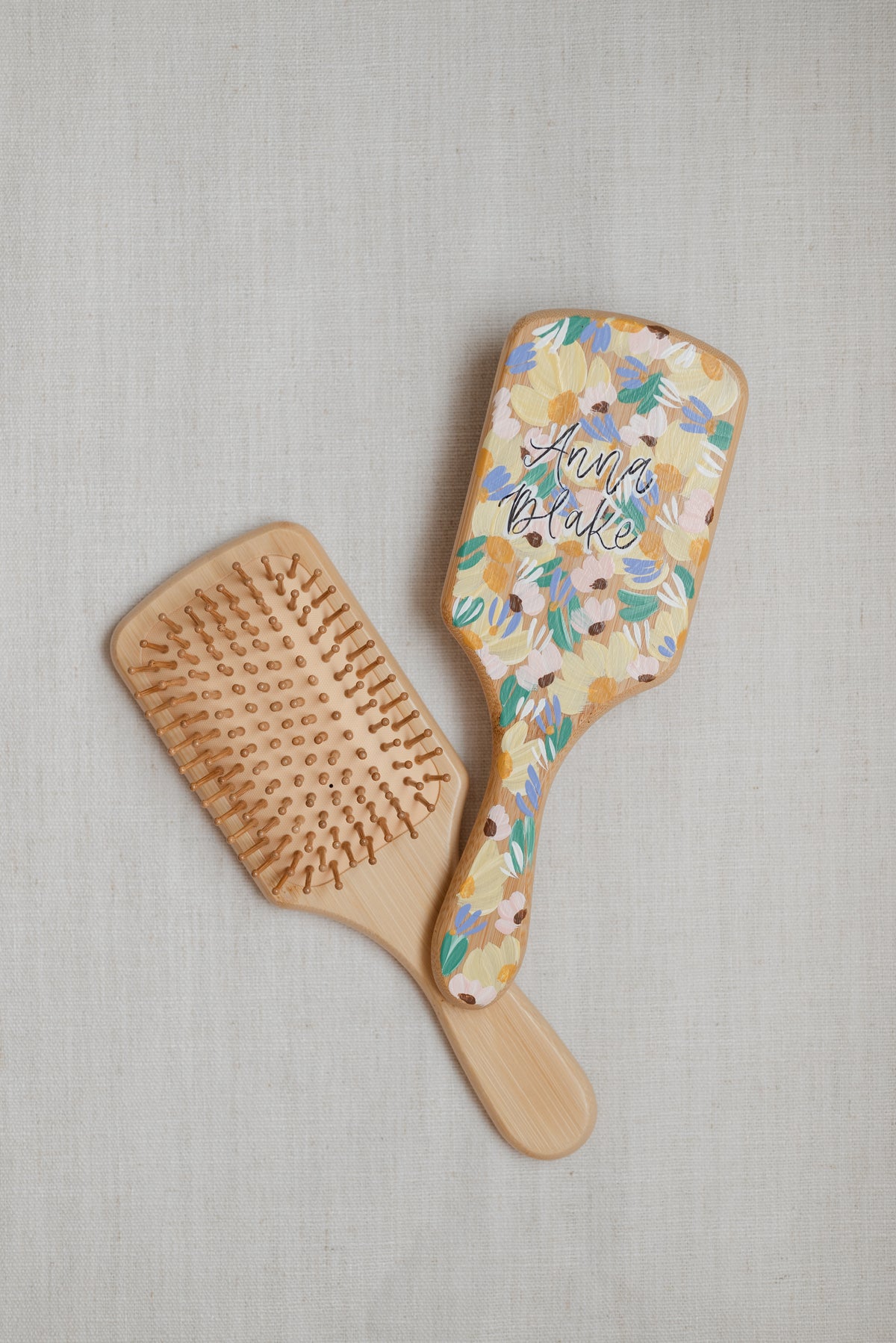 Custom Painted Hair Brushes
