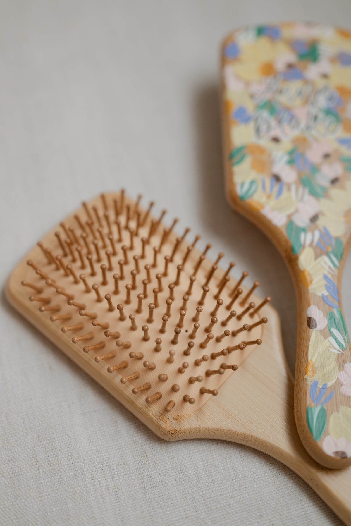 Custom Painted Hair Brushes