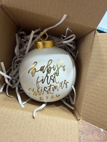 Ceramic Christmas Ornament