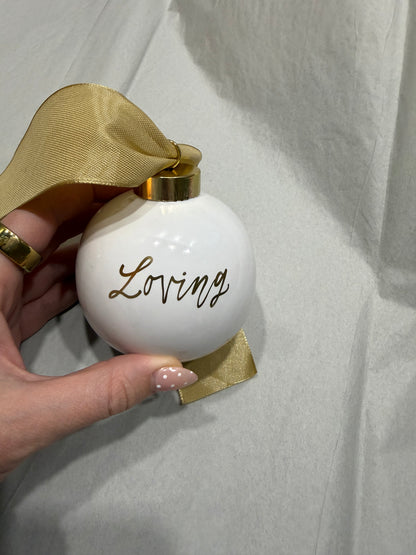 Ceramic Christmas Ornament
